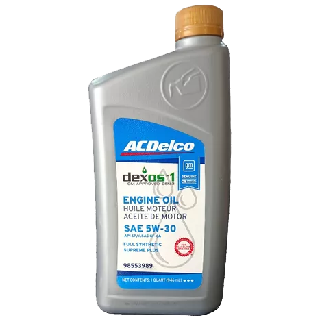 5w-30 ACDelco SAE 1/4