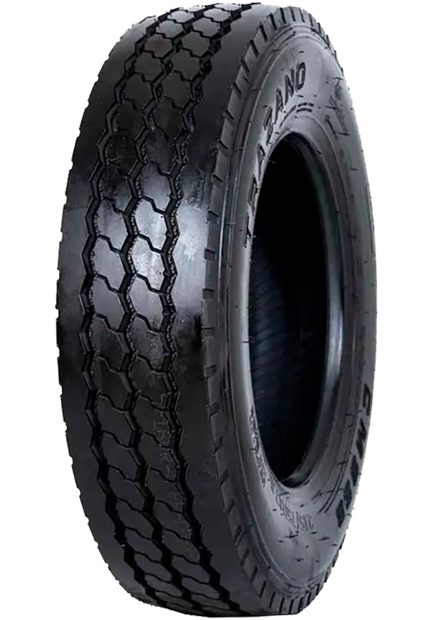 235/75R17.5 143/141J TRAZANO CM988 - LLANTA DIRECCIONAL PARA CAMIÓN